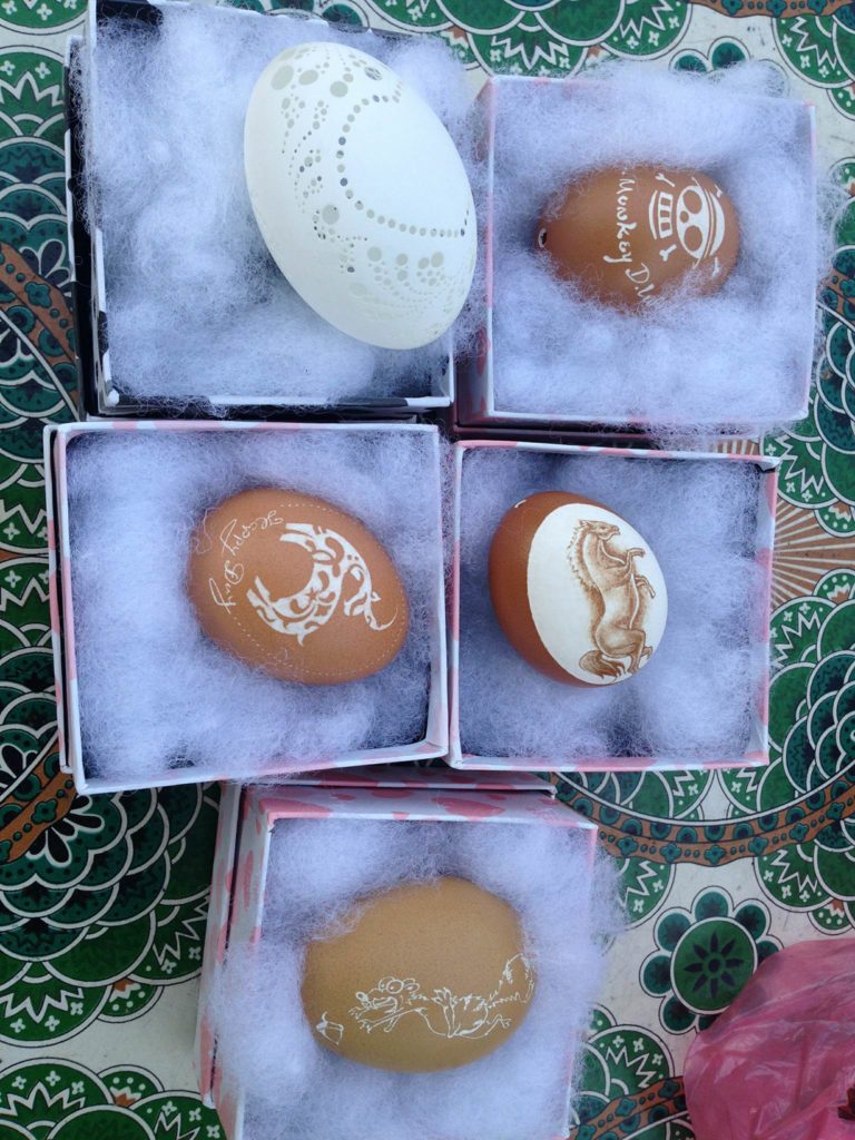 The eggs decoration